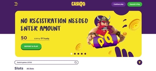 Casiqo Casino mit 1