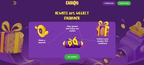 Casiqo Casino mit 2