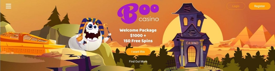 Boo Casino Willkommenspaket