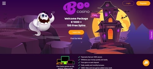 Boo Casino mit 1